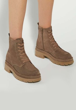 PENNINGTON CHUNKY - Platform ankle boots - taupe