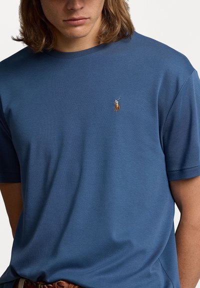 Polo Ralph Lauren CUSTOM SLIM FIT SOFT COTTON T-SHIRT - Navadna majica - clancy blue