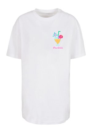 PINA COLADA  BOYFRIEND - Potiskana majica - white