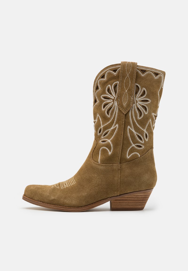 Guess GINNIE - Cowboy-/Bikerboot - alce/tan - Zalando.ch