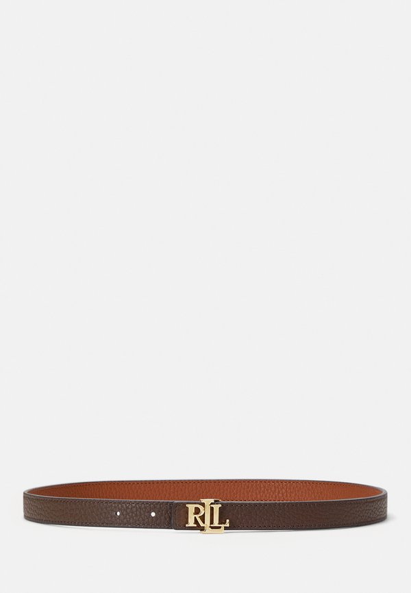 LOGO REVERSIBLE LEATHER SKINNY BELT - Belt2