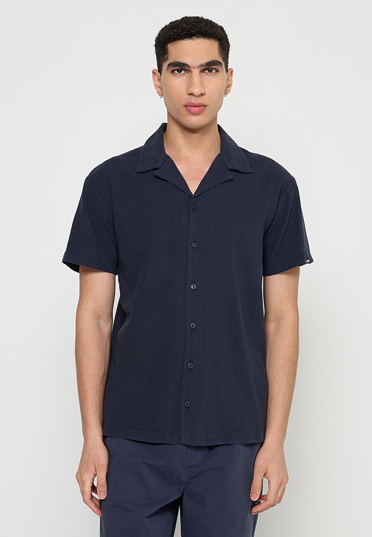 INDICODE JEANS Overhemd gemêleerd donkerblauw