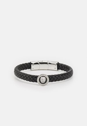 LION COIN UNISEX - Armbånd - black/silver-coloured