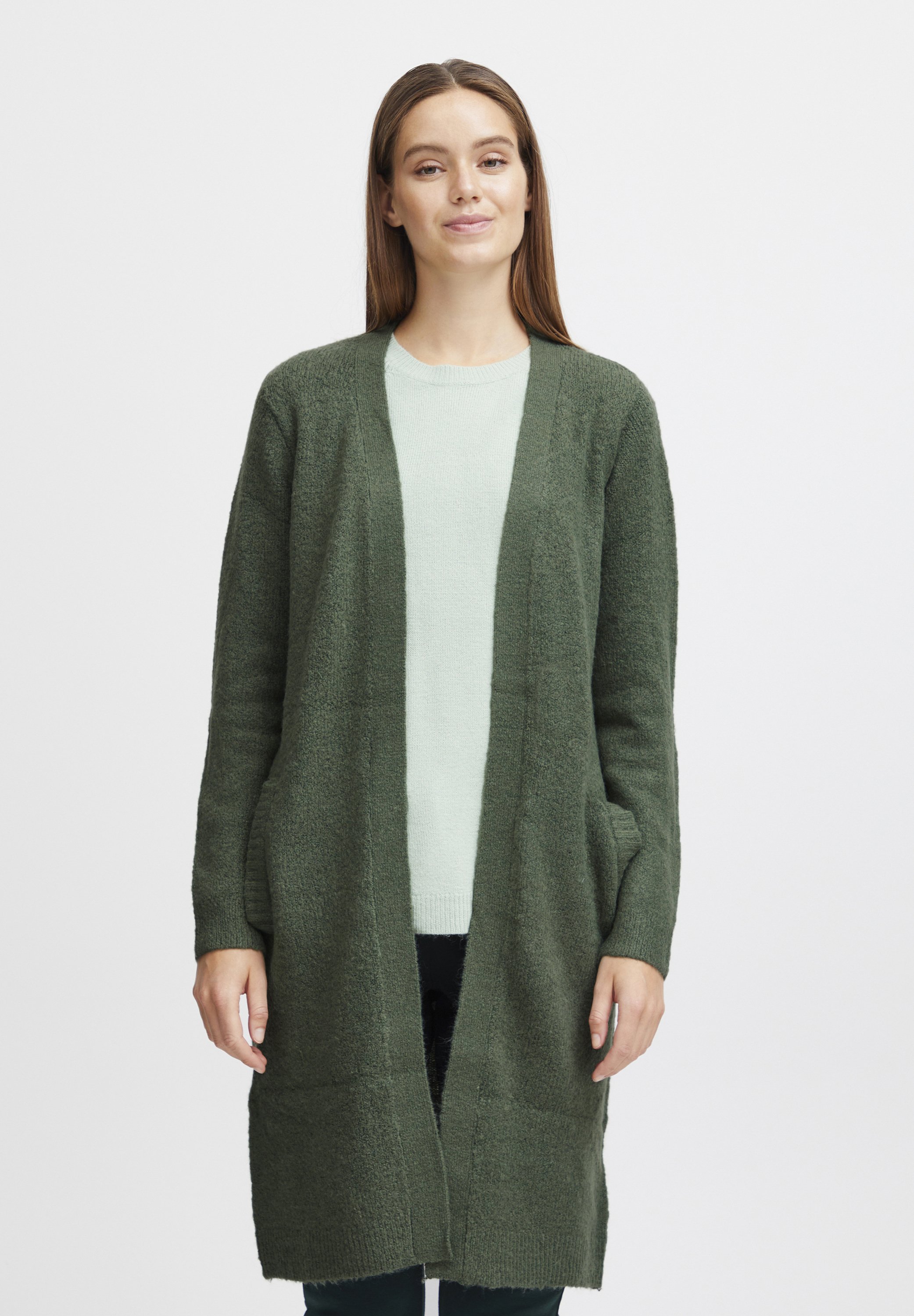 売れ筋商品|||ビーヤング ニット&セーター レディース アウター BYMirelle - Cardigan - cilantro melange Eco Amelia Bouclé Cardigan Sweater