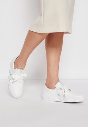 Sneakers laag - weiss/silber