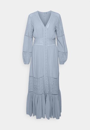 YAS, YASMEZA LONG DRESS - Košilové šaty - kentucky blue