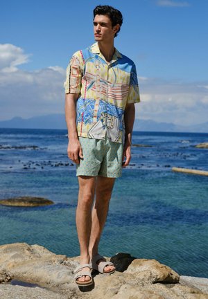 Next, REGULAR FIT - PRINT SHORT SLEEVE SHIRT  . - Košeľa - blue alec cumming