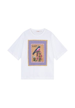 TERNI CREW - T-shirt print - bright white
