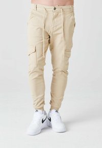 2Y Premium - SKINNY FIT - Hlačami s stranskimi žepi - beige Miniaturna slika 1