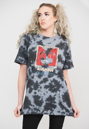 Paradiso Clothing PINK FLOYD DIVISION BELL DIP DYE  - Print T-shirt - black