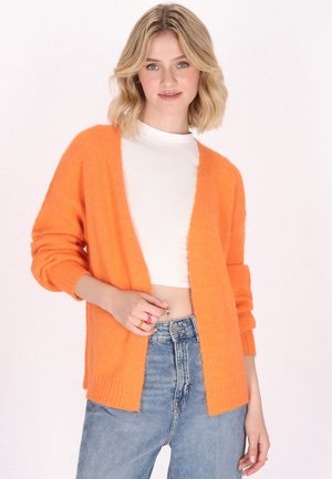 Strickjacke - orange