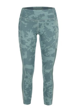 LAUFTIGHT FLY FAST ANKLE PRINT - Tights - jasper blue