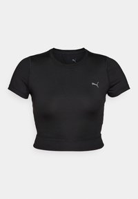 TWIST TEE - Športové tričko - black