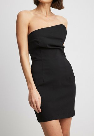 ASYMMETRISCHES MINI - Day dress - black