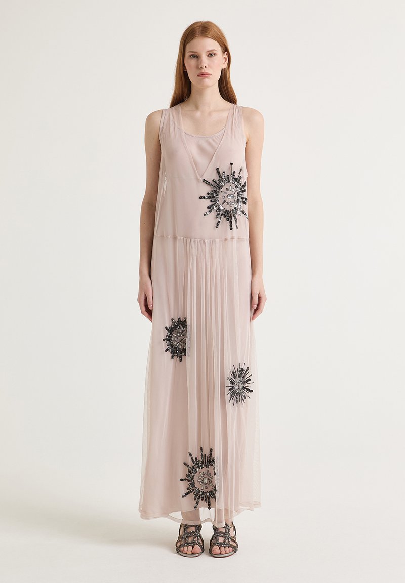 Maliparmi Robe longue - white