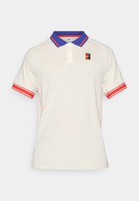 NIKECOURT HERITAGE - Poloshirt - pale ivory/light crimson