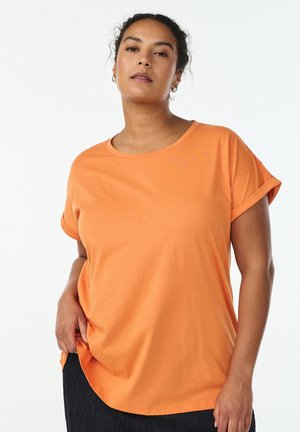 T-shirts basic - dusty orange