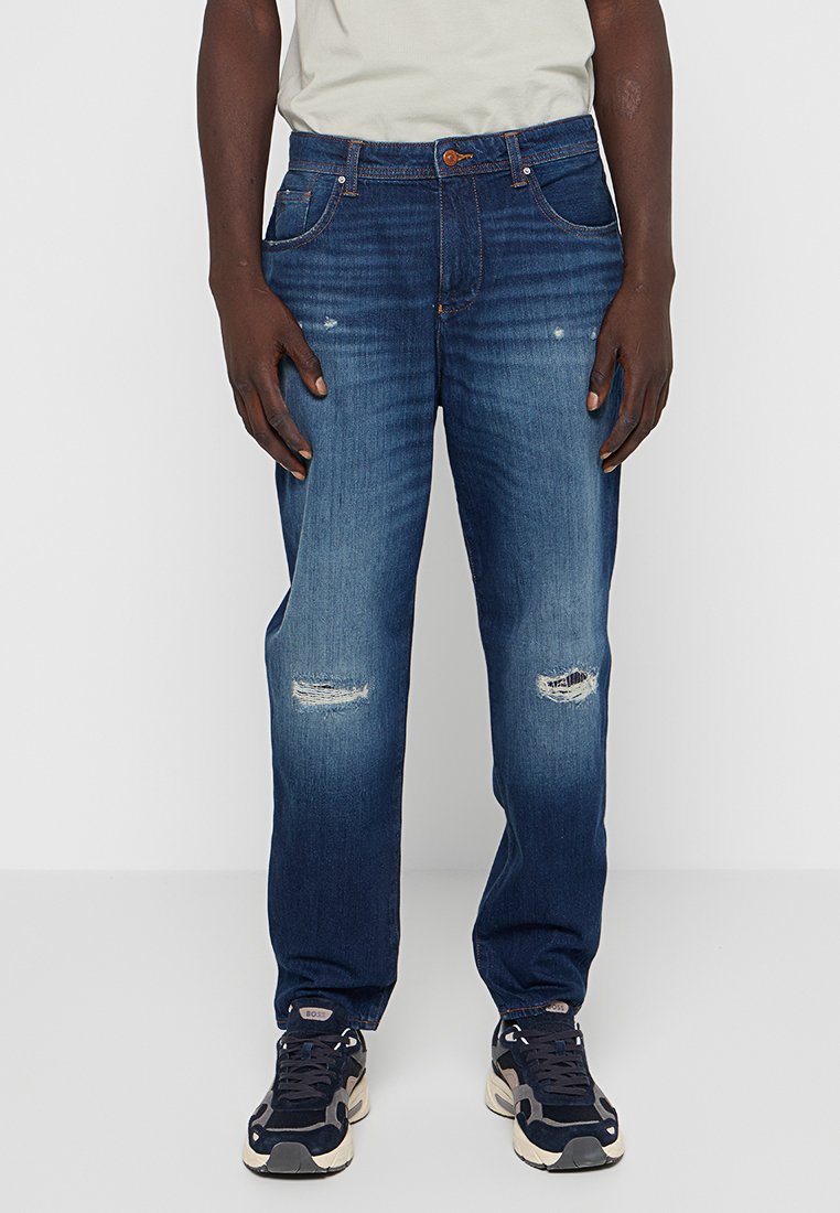 Armani Exchange Relaxed fit jeans donkerblauw denim