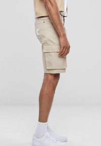 Karl Kani SMALL SIGNATURE WASHED - Šortky - taupe