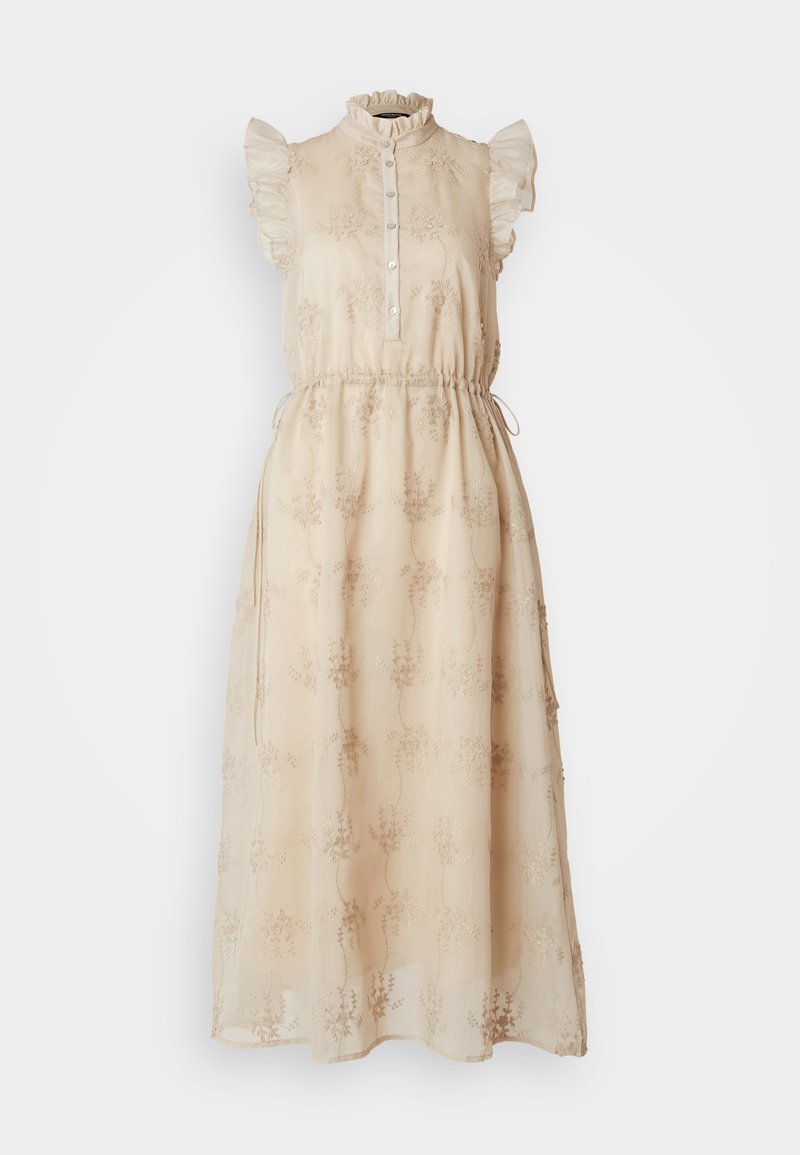 Bruuns Bazaar Maxi-jurk taupe Bruuns Bazaar Maxi-jurk taupe