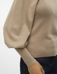 Vero Moda VMHOLLYKARISPUFF HIGHNK GA BOO - Maglione - silver mink