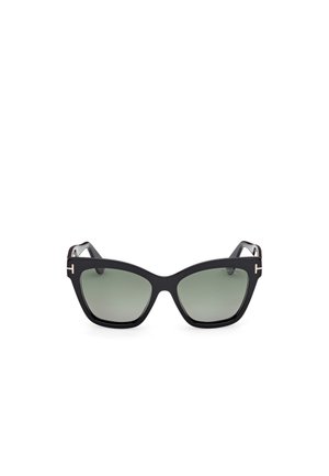 Tom Ford ELVIRA - Lunettes de soleil - glossy black dark green
