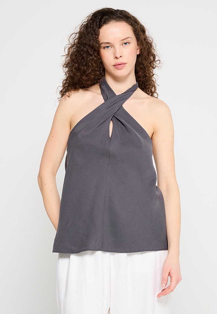 Abercrombie & Fitch Blouse donkergrijs Abercrombie & Fitch Blouse donkergrijs