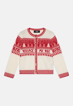 Versace BABY FAREISLE UNISEX - Cardigan - ivory
