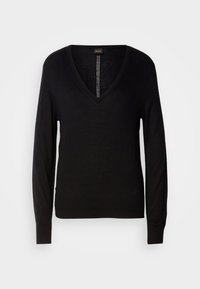 FIAFFELLA - Stickad tröja - black
