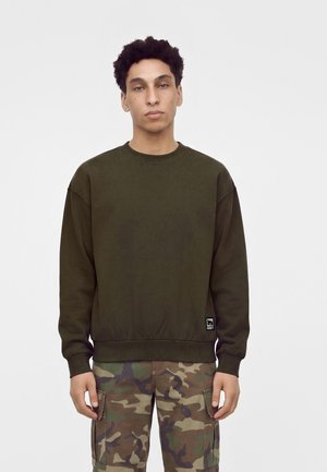 Obey Clothing, POST CREW - Суитшърт - dusty black olive