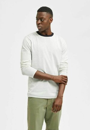 SLHROME CREW NECK - Maglione - snow white