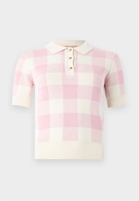 KINDIE - Polo shirt - antique white/pink nectar