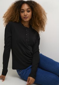 Cream CRNAIA FLOUNCE  - Blouse - pitch black