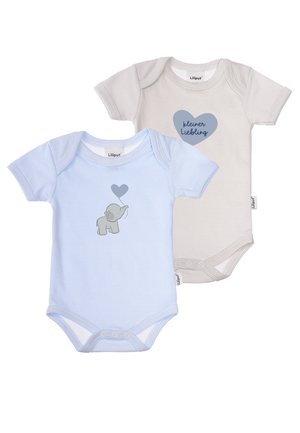 2 PACK - Body - blau gestreift /grau gestreift