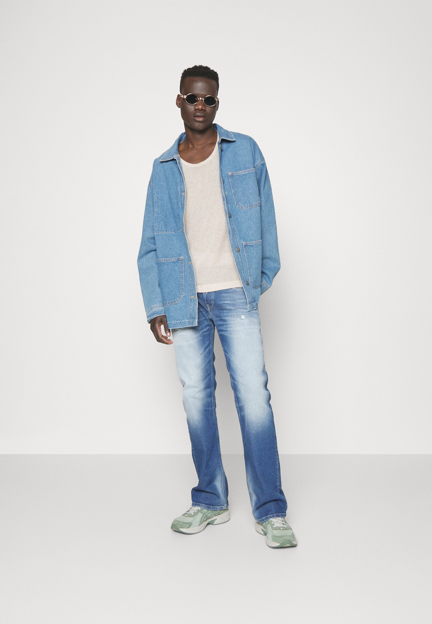 Diesel ZATINY-X - Jeans Straight Leg - dark-blue denim - Zalando.ch