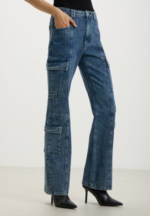 VITA ALTA - Jeans a sigaretta - blu