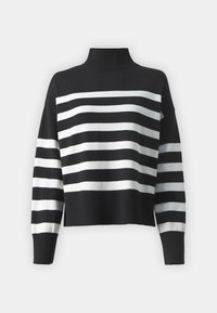 ONLBARI HIGHNECK - Pulóver - black/cloud dancer