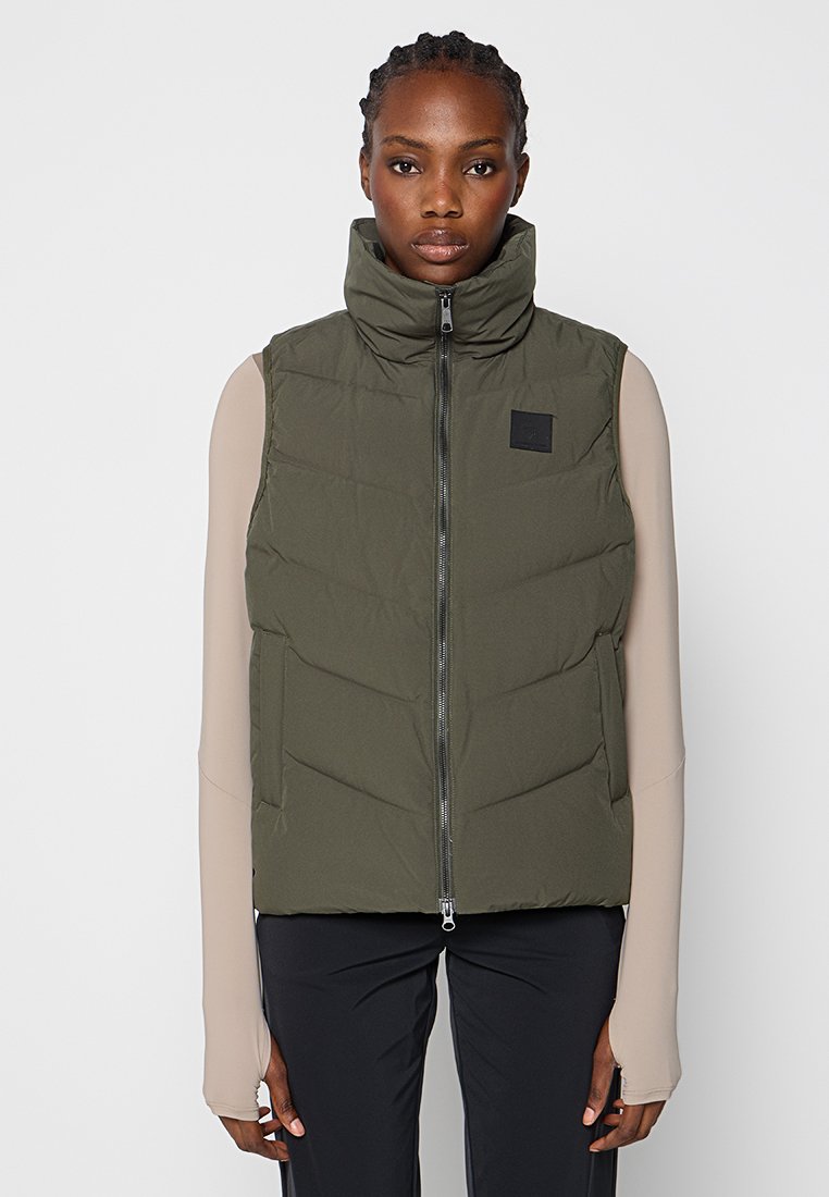 Cross Sportswear Bodywarmer donkergroen