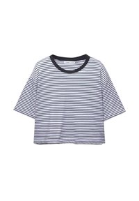 CROPPED SHORT SLEEVE - Basic póló - blue