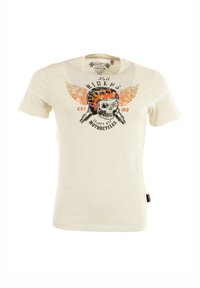 Camisetas Niña Manga Larga Schott BIKER - Camiseta Estampada - Blanc