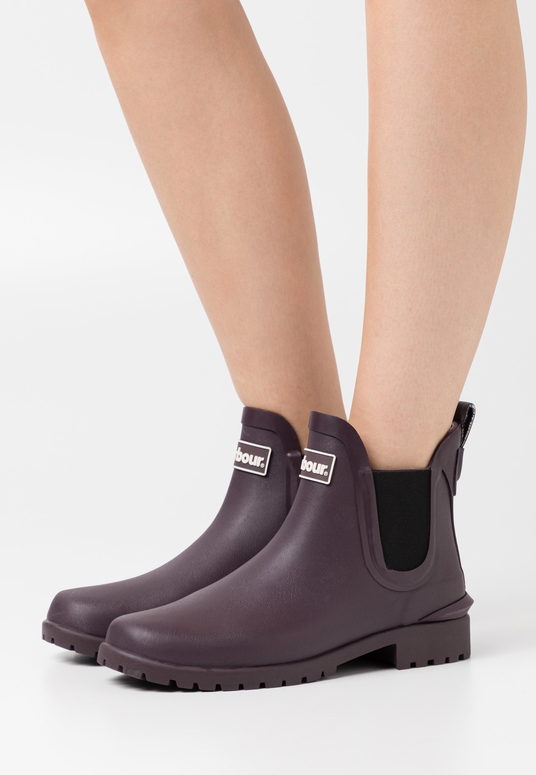 barbour aubergine wellies