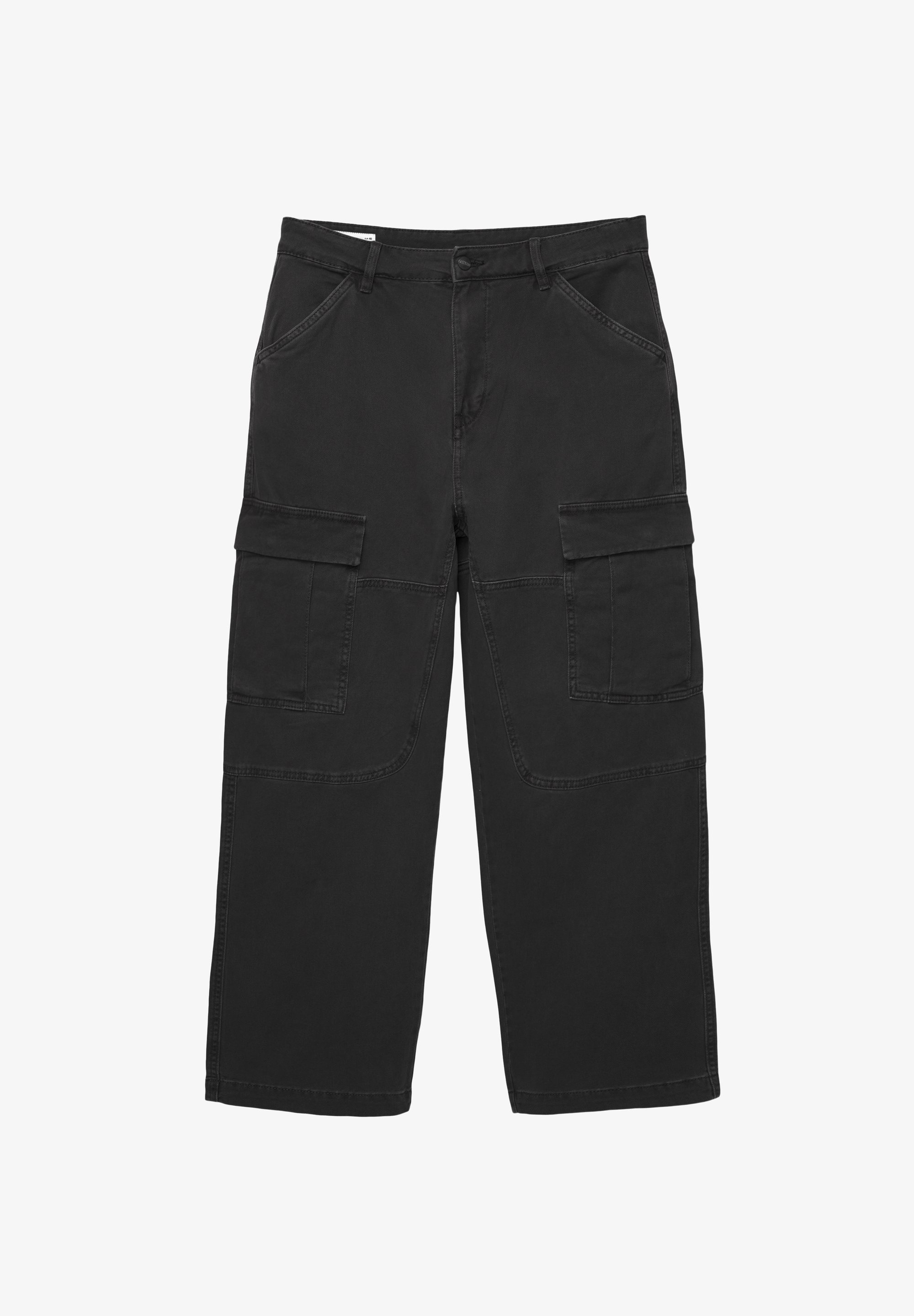 Shorts Pantaloni Uomo Pull And Bear Contrast Stitch Pantaloni Neri