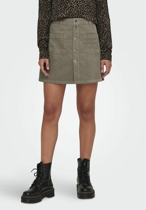 JDY JDYSHIRAZ SKIRT - A-line skirt - walnut