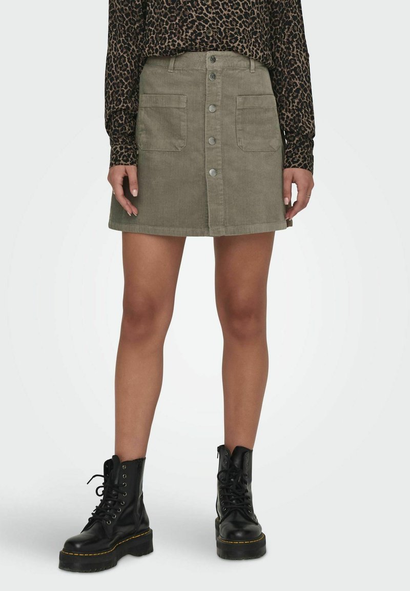 JDY JDYSHIRAZ SKIRT - A-lõikeline seelik - walnut