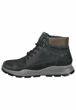 Schnürstiefelette - blu scuro