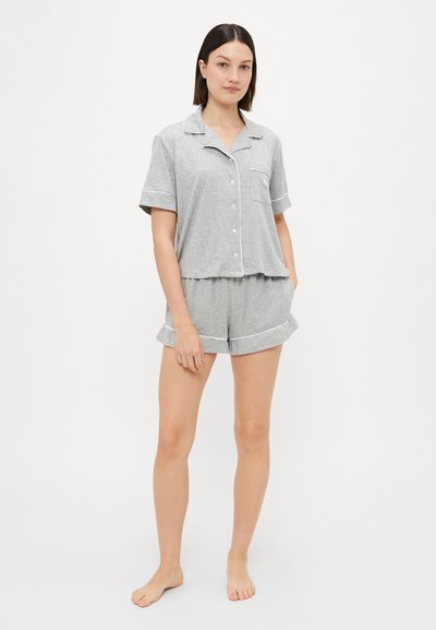 Polo Ralph Lauren SHORT SLEEVE PJ - Conjunto de pijama - heather grey