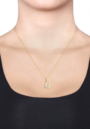 LETTER M - Halskette - gold-coloured