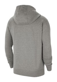 Felpa grigia con cappuccio, maniche lunghe, vestibilità comoda e polsini a costine. Tessuto morbido e testurizzato, caratterizzata da un design semplice sul retro senza decorazioni.