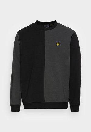 WIDE CREW NECK - Sweater - jet black
