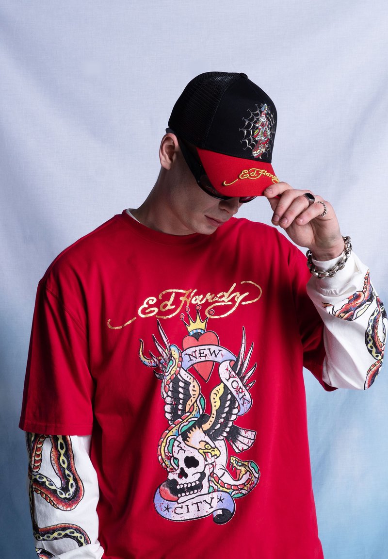 Ed Hardy - BEAUTIFUL-BUT-DANGEROUS  - Cap - black black, Enlarge